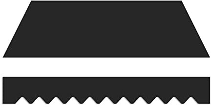 home Trends Markisenstoff Markise mit Volant 3 x 2.5 m Markisenbespannung ersatzstoff 287 x 250cm Balkon Markise wasserabweisend & Sonnenschutz Ersatz Markisentuch P1018-Anthrazit, Schwarz