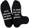 Merclix Chaussettes Chat Homme Chaussettes Rigolote 43-46 Humour Idee Cadeau Humoristique Original Pour Anniversaire Noel