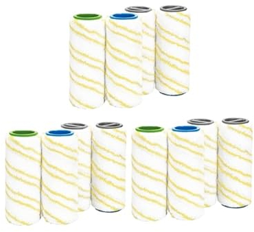 SDYPET Compatible With Karcher FC5 FC7 FC3 FC3D Electric Floor Roller Cleaner Accessories Robot Vacuum Cleaner Replacement Parts (Color : Mop 12PCS)