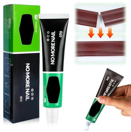 2 Stück Alleskleber Extra Stark Sekundenkleber Wasserfest Kleber Strapazierfähiger No-Nails-Kleber, AllzweckkleberSuperkleber, Nagelfreier Kleber, Multifunktionskleber (60g-2 Stück)