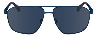 CALVIN KLEIN Jeans Men's Sunglasses CKJ24202S - Blue with Solid Blue Lens