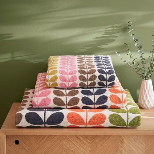 Orla Kiely Badetücher mit mehreren Stielen, Rotbraun, Größe: Badetuch, 100 x 150 cm