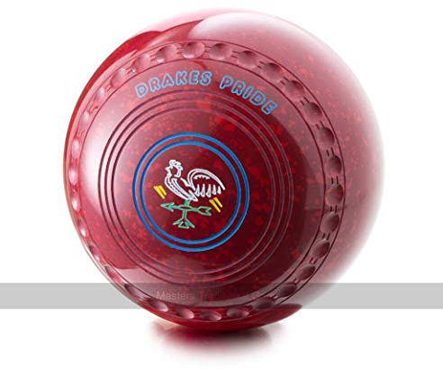 Drakes Pride Professional bowls - Maroon / Red, Gripped, Size 3, Heavy
