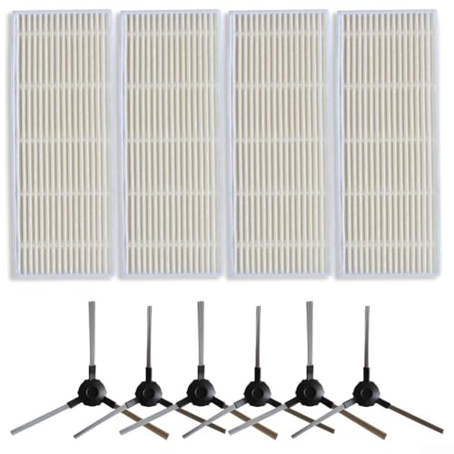 Premium Ersatz-Seitenbürste und Filter-Set für Blaupunkt, Bluebot, XPOWER+ Saugroboter