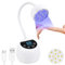 PHAIN Mini U V LED Nail Lamp with 3 Timers and LCD Display,36W Cordless Flash Cure Gel x Nail Lamp, Auto Sensor Gooseneck Portable USB Gel Nail Dryer U V Light for Home DIY