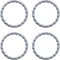OQKAHIV Kugellager, 4 Stück Rennradlager, Fahrradzubehör, Fahrradkurbellager, Käfig Lenkkugellager Stahl Ball Retainer für Normale Fahrräder, Mountainbikes usw.