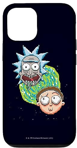 Rick and Morty Pixelated Portal Case for iPhone 14
