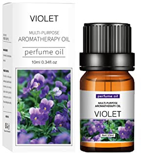 Huile Essentielle de Violettes 2X10ML, Huile Essentielle Aromathérapie 100% Pure & Naturelle pour Diffuseur, Humidificateur, Huile de Violettes Qualité, pour Massage, SPA, Bain, Sommeil