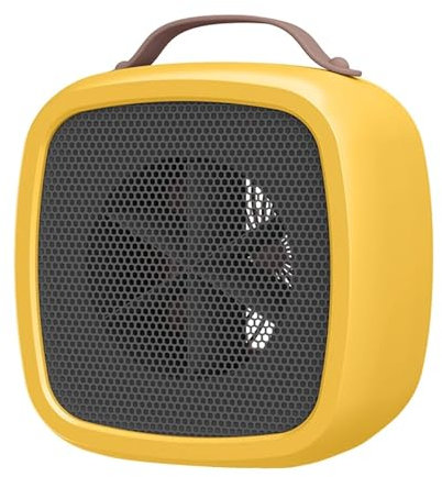 Stufetta Elettrica Basso Consumo, Riscaldatore elettrico da tavolo portatile for piccoli ambienti con riscaldamento rapido da 500 W, leggero, for interni, for ufficio, elettrodomestici ,per Casa Uffic
