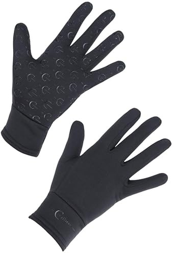 Covalliero Reithandschuh Fleece Black schwarz H/W 24