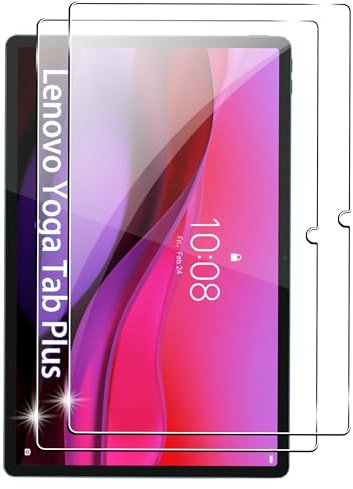 Tieeyivv Schutzfolie für Lenovo Yoga Tab Plus/Lenovo Idea Tab Pro für Panzerglas Schutzfolie Schutzglas Vollständige Abdeckung Displayschutzfolie, Bläschenfrei, Kratzfest, 9H Härte, Anti-Fingerabdruck