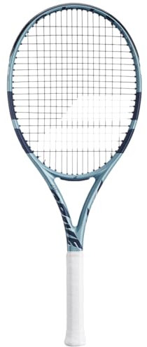 Babolat, Tennisschläger Modell Evo Drive, Griffgröße 2, Farbe Blau, Rahmen aus Graphit, Besaitungsplan 16x19, für fortgeschrittene bis erfahrene Spieler, entwickeln Sie Kraft und Kontrolle