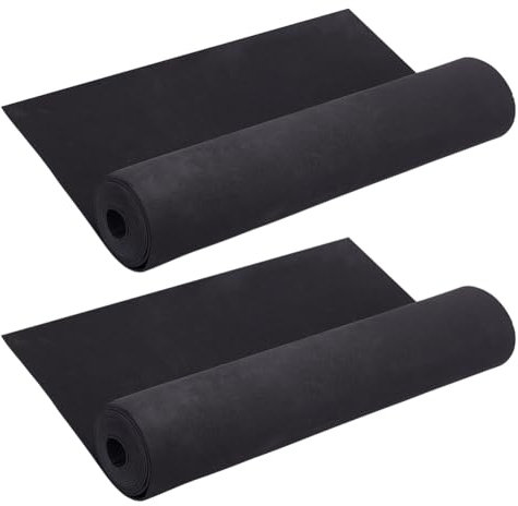 OLYCRAFT 2pcs EVA mousse rouleau 2mm d’épaisseur noir Cosplay EVA feuilles mousse 0.4x2 m Ultra haute densité mousses artisanales le bricolage Arts Costume Halloween Cosplay modélisation