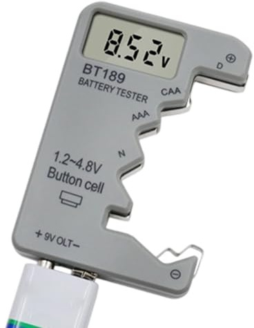 Batterietester für Knopfbatterien, Batterie-Niveau, tragbar, energiesparend, für elektronische Uhren, Freizeit und Haus