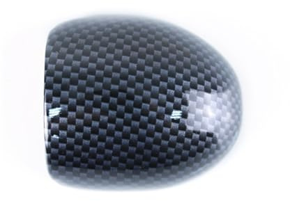 EFDDTBHE Kompatibel Mit Kia Für Sorento 2011 2012 2013 2014 2015 2016 Carbonfaser-Auto-Schaltknauf-Schaltkopfabdeckungsgehäuse Autoaufkleber(Carbon Fiber Black)