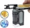 Carson MicroBrite Pro 60x-120x LED Taschenmikroskop mit asphärischem Linsensystem und Smartphone-Adapterclip (MM-350)