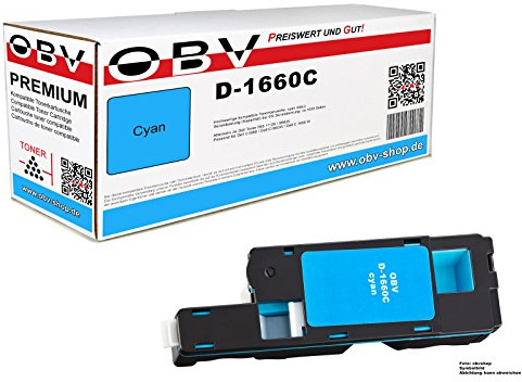 OBV Kompatibel Toner ersetzt Dell 593-11129 5R6J0 für C1660 C1660w - Cyan 1000 Seiten
