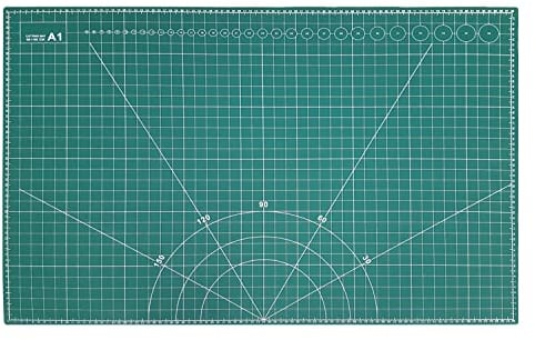 A1 (900X600MM) Cutting Mat Non Slip Self Healing Printed Grid Art & Craft Design