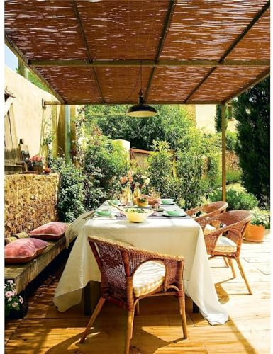 Jardin202 - Cercado Mimbre Natural | Seleccione LA Medida| Varias Medidas | 1x5m