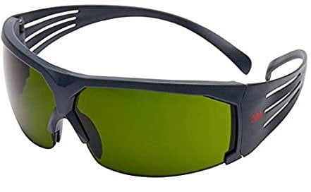 3M™ SecureFit™ SF630AS-EU Occhiali di protezione, montatura grigia, antigraffio, lenti da saldatura con gradazione 3.0 IR