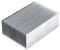 100x69x36mm enfriador de aletas de enfriamiento de aluminio del disipador de calor para el módulo de IC del transistor del amplificador LED o computadora
