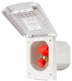 Prise de gaz | 30 mbar | Robinet d'arrêt | Blanc | G607