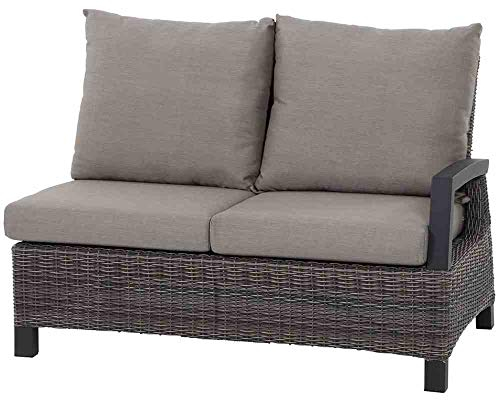 Siena Garden Modul 2-Sitzer Corido matt-anthrazit/Charcoal Grey