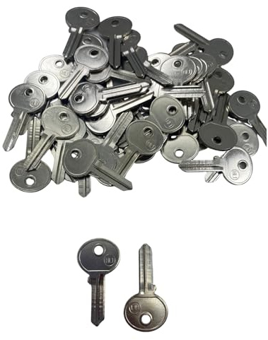 National Brand Alternative Key Blank HL1 Mailbox Lock Key Blank Nickel Pack of 50