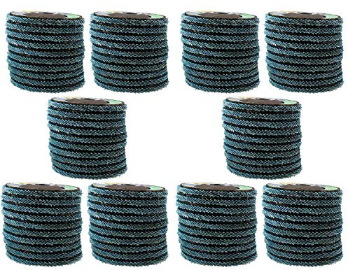 40 Grit Zirconium Flap Discs for Sanding Grinding Removal 4-1/2” Grinder 100pc