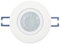 HUBER Motion 22 PIR Motion Sensor 360° for Indoor Use, Flush-Mounted Motion Sensor with Flat Lens, Suitable for LED, Motion Sensor, Suitable for GU10 Socket, 3-Wire Technology