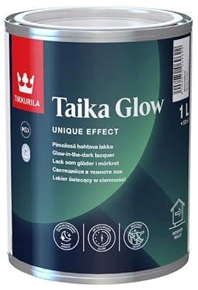 TIKKURILA Taika Glow Peinture laquée à effet spécial phosphorescent à base d'eau 1 l