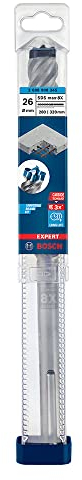 Bosch Professional 1 x Brocas para martillo Expert SDS max-8x, para Hormigón armado, 26.00 x 320 mm, Accesorios Martillo perforador rotativo