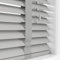 Funky Gadgets Faux Wood Blinds Wooden Grain window Venetian Blind 50mm Horizontal Slats with White Silver/Grey Tape TRIMMABLE, Child Safe (Grey, W120cmxL150cm)