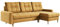 MKS MEBLE Ecksofa - L-Form Sofa mit Schlaffunktion - Wohnlandschaft L Form, Ecksofa mit Schlaffunktion und Bettkasten, Schlafsofa mit Bettkasten, Couch mit Schlaffunktion - Orange Astra