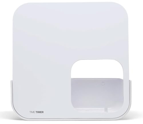 TIME TIMER Trockenes Whiteboard-Zubehör, Kleiner Schreibtisch-Magnetischer Whiteboard für Visuelle MOD-Timer, Aufgabenlisten, Klassenzimmer und Büro-Erinnerungen, Visuelle Zeiten