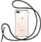 Vauki handyband für iPhone 8 Plus/iPhone 7 Plus hülle mit Band Handyhülle Silikon Transparent zum Umhängen Stoßfest mit Kordel Necklace Schnur TPU Bumper Case für iPhone 8 Plus