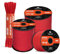 Abma Cord Paracord 620lbs 4mm 15M 100% Nylon Seil Typ 3 Schnur mit 9 Kern für Basteln, Camping, Survival, Outdoor - Max. 280kg - Rot