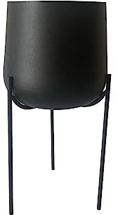 LIN HOME RS22107 Macetas De Hierro Forjado para Plantas, Resistentes, Exquisitas Y Delicadas, para Jardín, Hogar, Oficina.