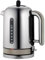 Dualit Classic Kettle - Shadow Stainless Steel with Black Trim - 1.7L - Quiet Boiling - 3kW - 90-second boiling time - Repairable Element