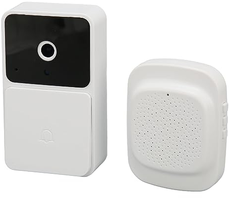 Smart Video Doorbell, 2.4GHz WIFI Visualizable Doorbell, Night Vision Function, 2 Way Audio, APP Video Call, Voice Change, Automatic Photo Taking