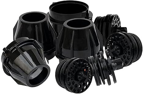 JOJOCY 4PCS UF-1 Nozzle and Diffusser Assembly for Coke UF-1 Soda Inner Outer Valves Repair or Soda Maker Replacement.