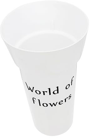 BESPORTBLE Cubo de Flores contenedor de conservacion de Flores Maceta de plástico Artificial Flowers Vasos de plástico macetas para Plantas decoración Vintage Simple