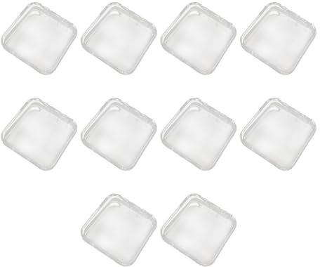 Colcolo 10 Pieces Press on Nail Packing Boxes,Wearable Nail Organize Boxes for Art Nail Tips Display, transparent, XL