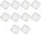 Colcolo 10 Pieces Press on Nail Packing Boxes,Wearable Nail Organize Boxes for Art Nail Tips Display, transparent, XL