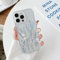 ZTOFERA Case for iPhone 12 Pro Max, Transparent Clear Soft TPU Case with Flower Pattern, Ultra Slim Anti-scratch Silicone Gel Protective Bumper Cover for iPhone 12 Pro Max (6.7) - Lavender