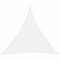 Homgoday Parasole a Vela Oxford Triangolare 3x3x3 m Bianco, Arredo, Tenda da Esterni per Privacy, Tenda per Giardino Balcone, Tenda da Sole per Esterno, Tenda Laterale per Terrazzo Esterna