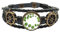 Four Circle Irland St. Patrick's Day Lederarmband geflochten Ozean Armband, M, Metall