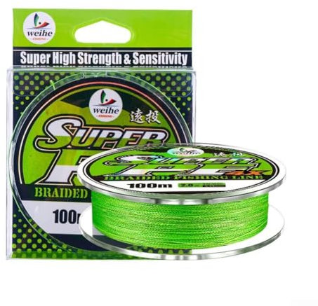 Lenza da pesca Dalima colorata di lunga durata, treccia a 4 fili, seta grezza ad alta resistenza, colata liscia (0,8)