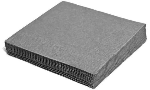 VEPATIM 250 Servietten 40 x 40 cm 1/4 -Falz 3-lagig grau