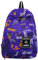 UxicRuya Graffiti-Rucksack mit verstellbarem Riemen, Schultasche für Frauen, Jungen und Mädchen, Wandern, Violett